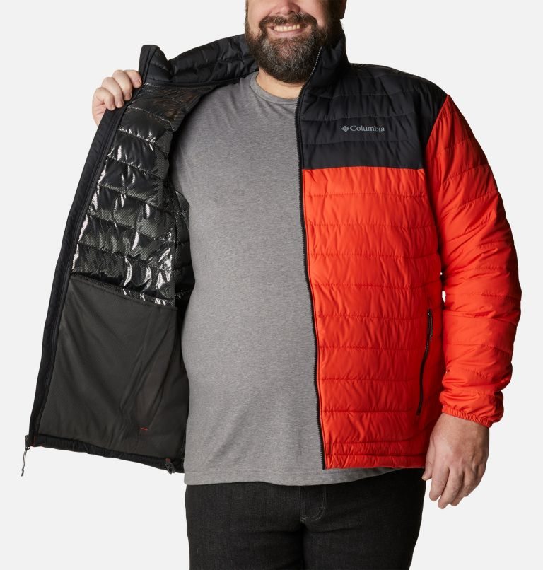 Columbia Powder Lite Isolerte Jakker Herre Oransje | Plus Size 67310M